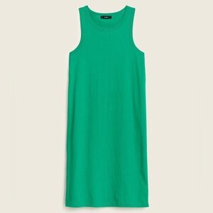 NWT Small J.Crew Green Sleeveless Shift Dress 100% Cotton St. Patrick’s Day